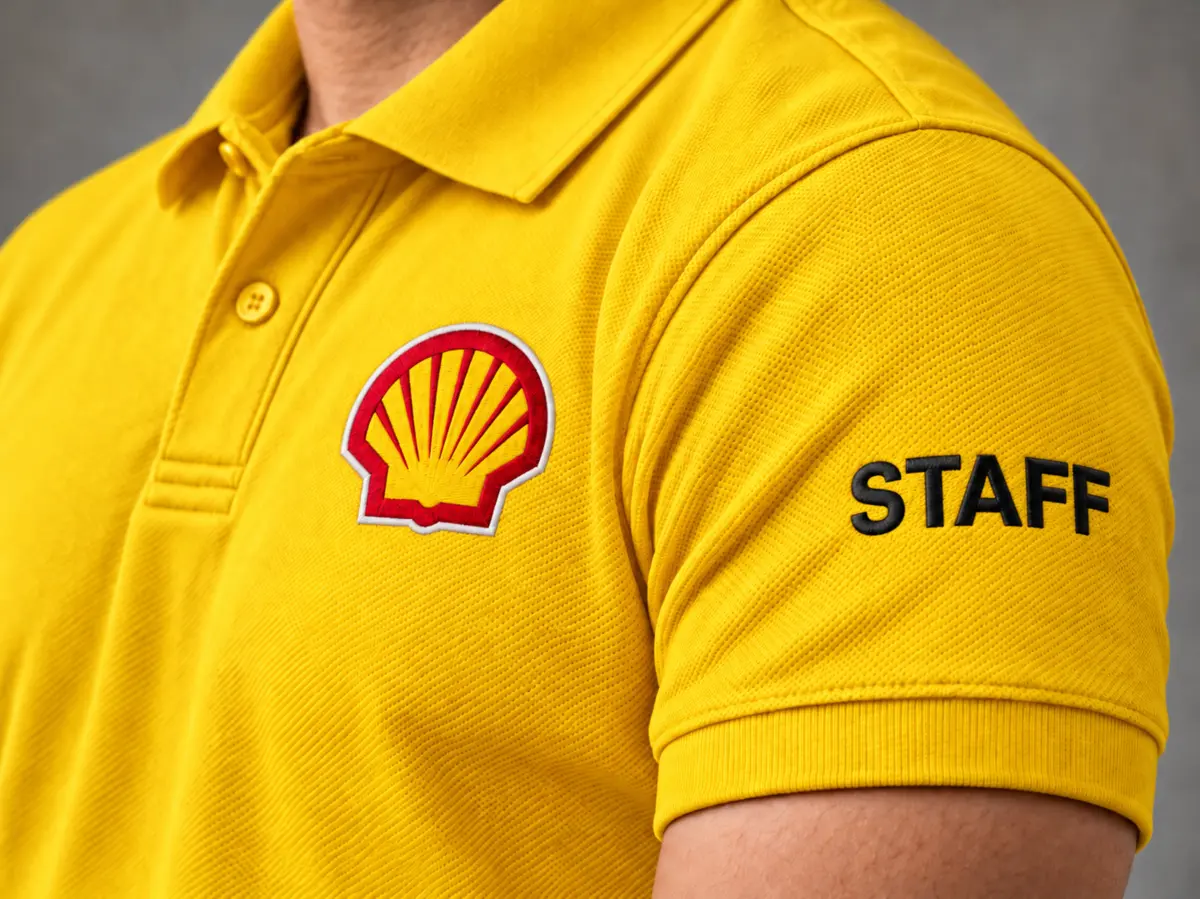 Embroidered staff apparel