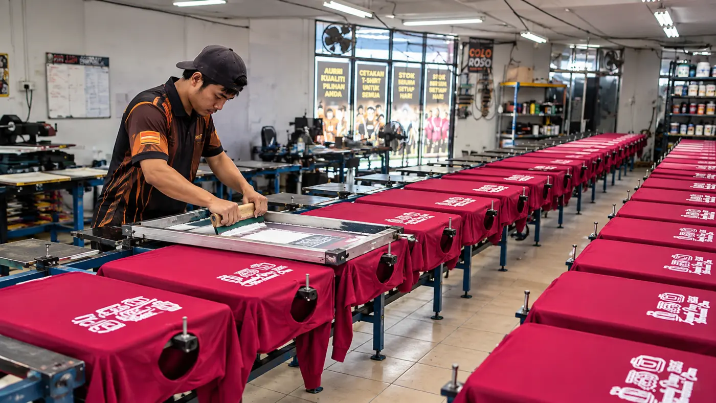 Silkscreen printing production
