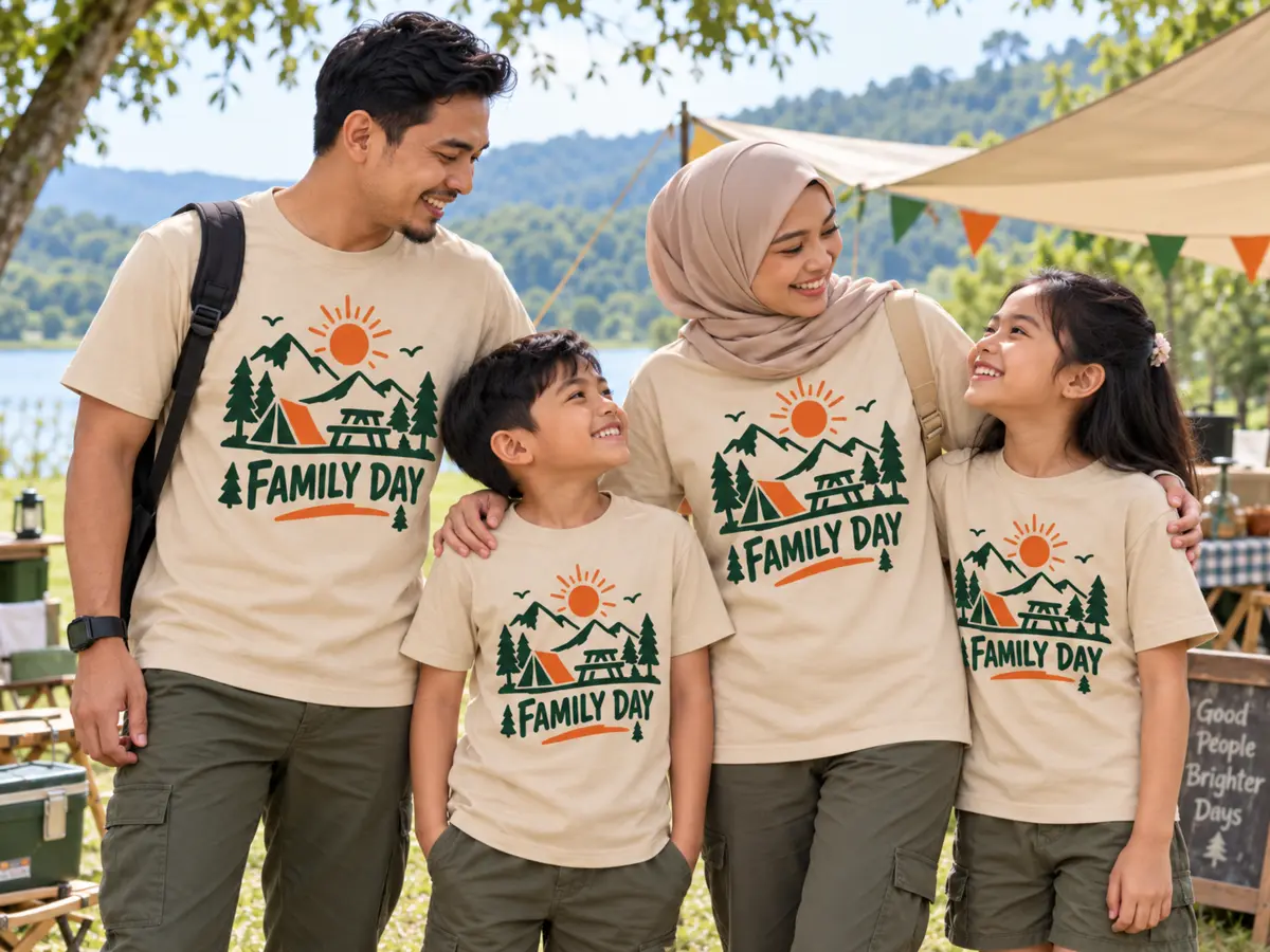 Silkscreen printed company shirts